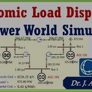 How To Perform Economic Load Dispatch In Power World Simulator Dr J A Laghari