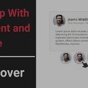 Tooltip With Content And Image Using Html CSS Hover Effect