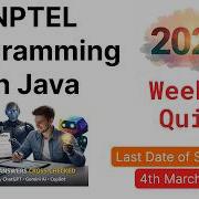 Ответы на тест NPTEL по программированию на Java 6 я неделя 2026 год проверено Chatgpt Gemin