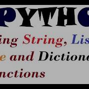 2 4 Passing String List Tuple And Dictionary To A Function Basic Login Program