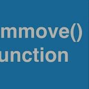 Memmove Function C Programming Tutorial