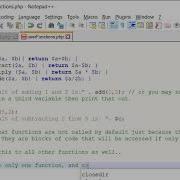 User Defined Functions In PHP