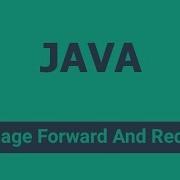 Jsf Page Forward And Redirect