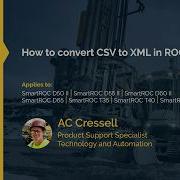 How To Convert CSV To XML In ROC Manager