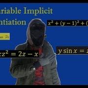 Multivariable Implicit Differentiation A Few Very Useful Examples
