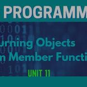 Returning Object From Member Function Urdu Hindi
