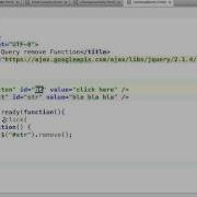 The JQuery Remove Function
