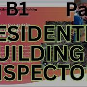 Part 1 ICC IRC Residential Building Inspector B1 Test 21 Chap 1 3 Practice Questions Answers