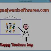 Happy Teacher S Day Program Python Turtle Graphics Program