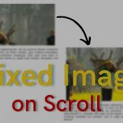 Fixed Background Image On Scrolling Parallax Effect HTML CSS
