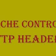 Cache Control Http Header