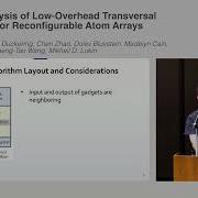 ISCA 25 Session 7C Resource Analysis Of Low Overhead Transversal Architectures For Reconfigurabl