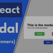 Make A Modal In React Using Hooks Submit Close Click Outside Beginner Tutorial