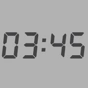 Minimal Time 3 Minute 45 Second Digital Time Simple Game Countdown