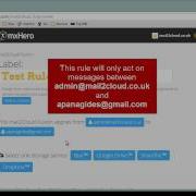 Mail2Cloud Fusion Rule Configuration