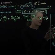 1 D Motion With Constant Acceleration Comprehensive Example