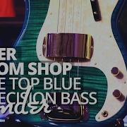Fender Custom Shop Maple Top Blue 57 Precision Bass By Greg Fessler Fender