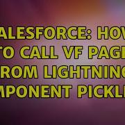 Salesforce How To Call VF Page From Lightning Component Picklist