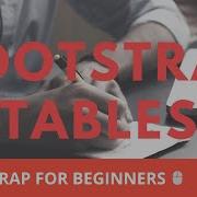 Bootstrap 4 Tables Bootstrap 4 Tutorial For Beginners