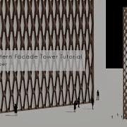 Hexagon Pattern Facade Tower Rhino Grasshopper Tutorial