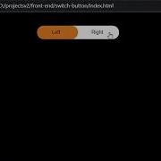 Smooth Switch Button With HTML CSS JS