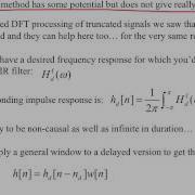 EEO303 Note Set 29 FIR Design Windowing Method