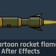 Cartoon Rocket Flames After Effects Tutorial