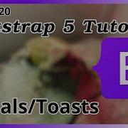 Modals And Toasts Bootstrap Tutorial Part 20