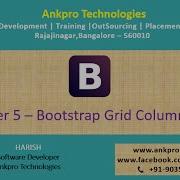 Bootstrap Chapter 5 Bootstrap Grid Column Offset