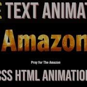 Fire Text Animation Effect HTML CSS Animation