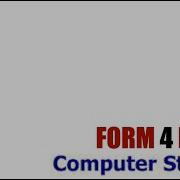 Computer Studies All Form Four Notes