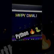 Programmer Happy Diwali Using Python Programming Shorts