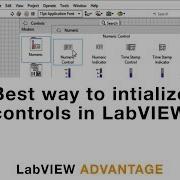 Лучший способ инициализации элементов управления в LabVIEW