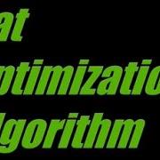 Bat Optimization Algorithm