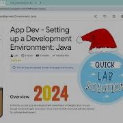 App Dev Setting Up A Development Environment Java Qwiklabs Googlecourses With Explanation
