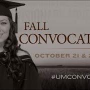 2015 UM Fall Convocation October 21 3 30 Pm