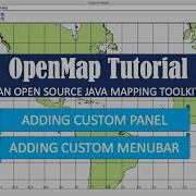 GIS Openmap Tutorial L4 Add Custom Panel Custom Menu Bar In Java Using Netbeans