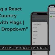 Building A React Native Country Picker With Flags Custom Dropdown Tutorial