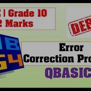 Debugging Program In QBasic FUNCTION SUB MakeEasy