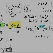 Solving Exponential Equations Using Logarithms 3 Examples Log