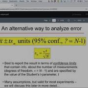 Data And Error Analysis Introduction