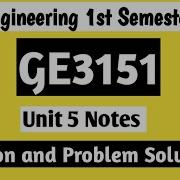 GE3151 Engineering Problem Solving And Python Unit 5 Notes Vincentmaths