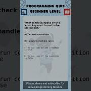 Programming Quiz Beginner Level Python Ai Machinelearning Datascience Coding Genai