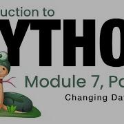 Python Module 7 Changing Data Fall 2023