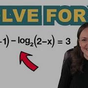 Solve Logarithmic Equations Step By Step