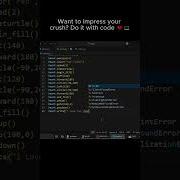 Impress Your Crush With Python Code Heart Shape Drawing Shorts Funcoding Python Coding