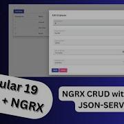Angular 19 CRUD With NgRx JSON Server Modal Popups Step By Step Guide