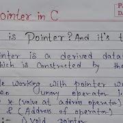 What Is Pointer And It S Types In C Pointer In C Programming Pointers In C