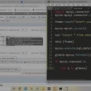 How To Get Data From Database Using Python Sinhala Part 3 Finel