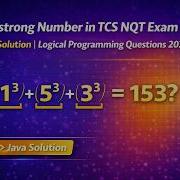 Число Армстронга на экзамене TCS NQT Решение на Java Вопросы по логическому программированию
